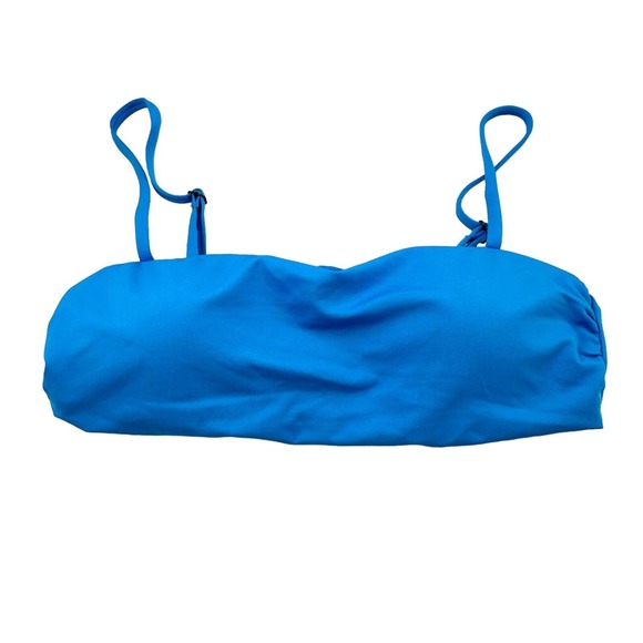 Andie Swim The Newport Scoop Neck Med Support Top Blue Size Med NWT - Picture 4 of 9